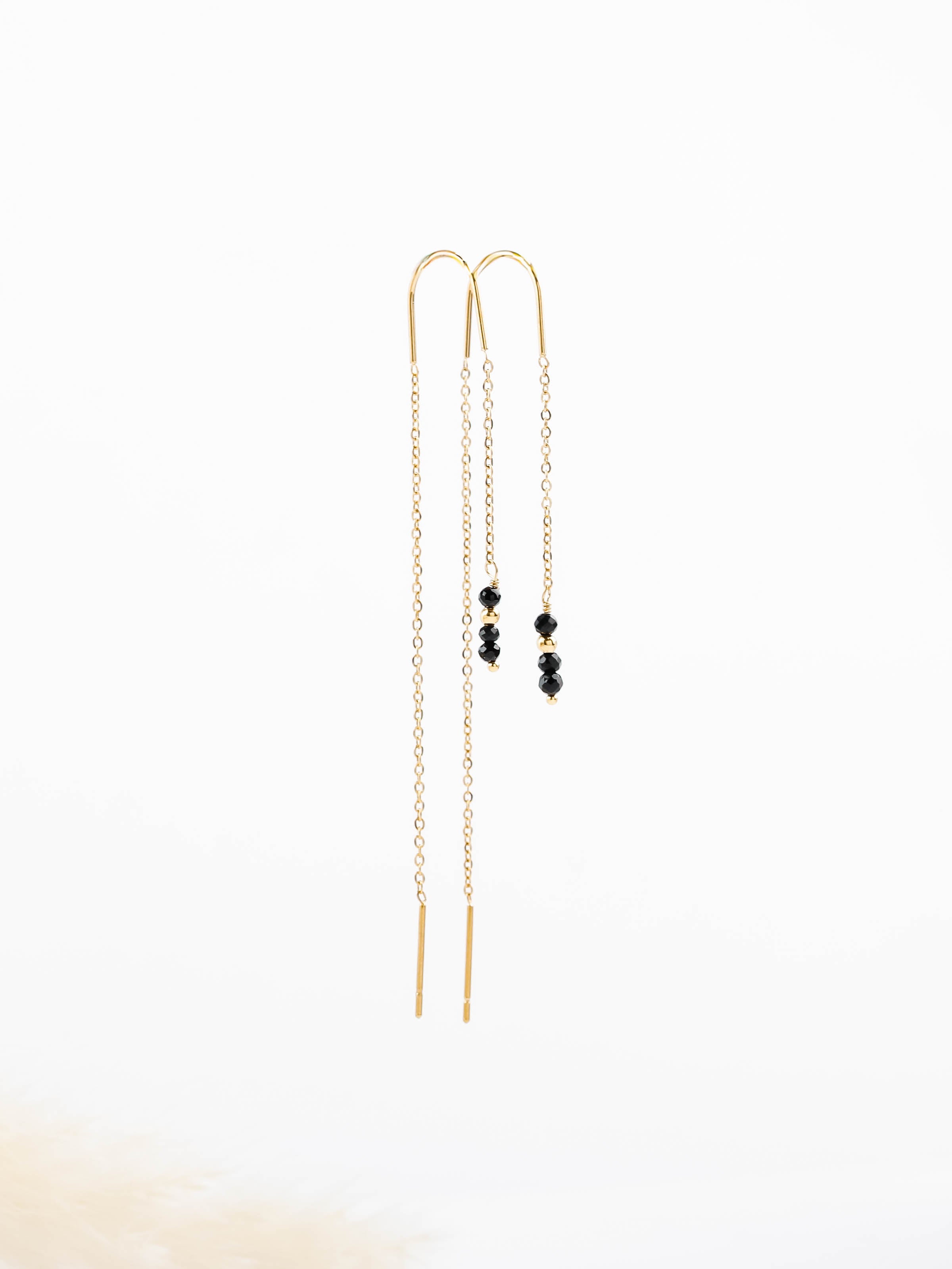 boucles d'oreilles chaîne en acier inoxydable pour femme 