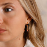 Boucles d'oreilles - Pierre naturelle - Acier inoxydable - PAULINE