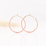 boucles d'oreilles créoles en acier inoxydable pour femme 