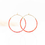 boucles d'oreilles créoles en acier inoxydable pour femme