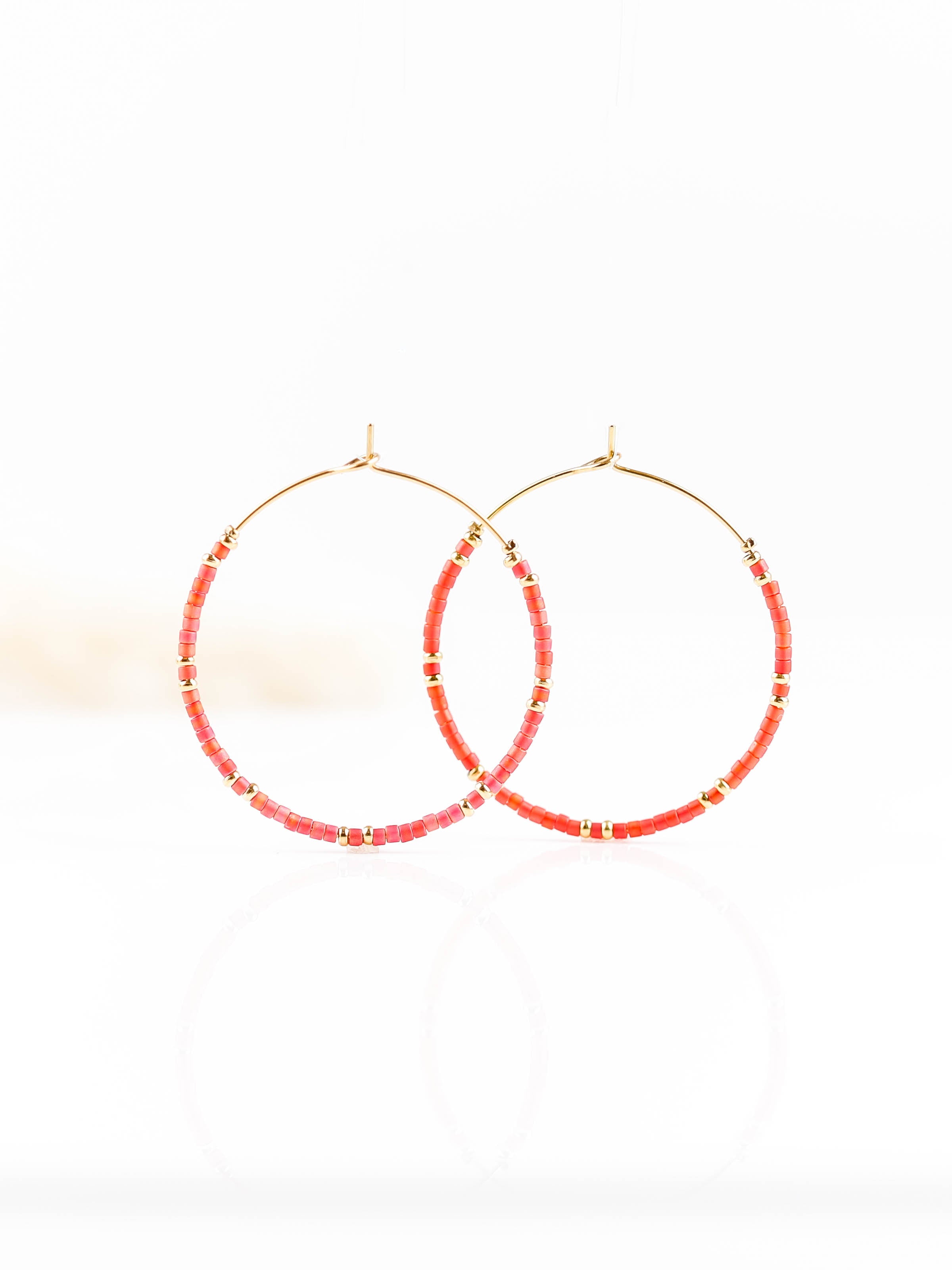 boucles d'oreilles créoles en acier inoxydable pour femme