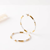 Boucles d'oreilles - Créoles - Acier inoxydable - LAURINE