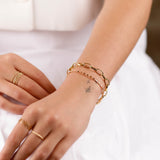 bracelet en acier inoxydable pour femme