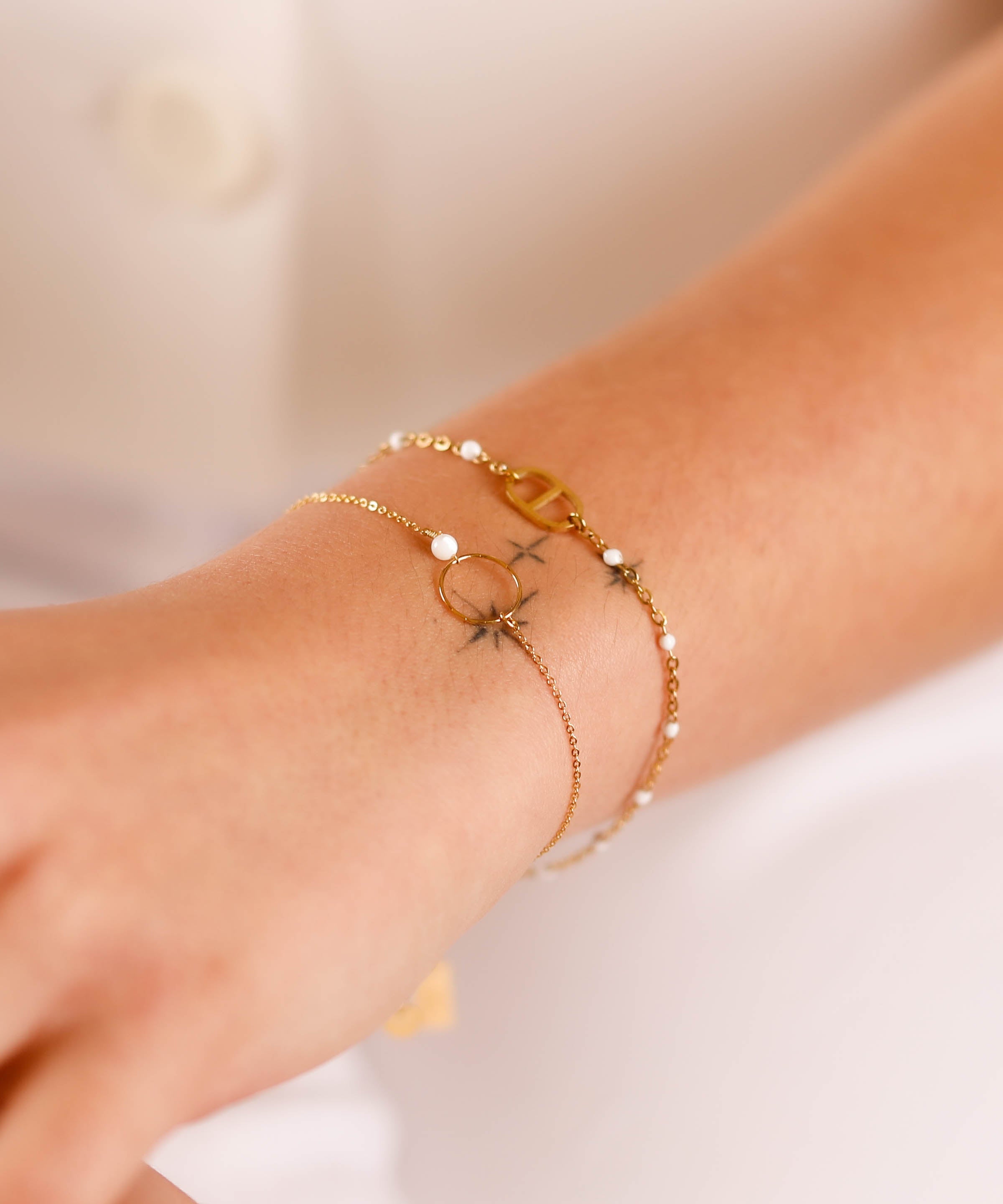 bracelet en acier inoxydable pour femme 