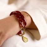 bracelet en acier inoxydable en maillon pour femme 