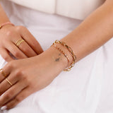 bracelet en acier inoxydable pour femme