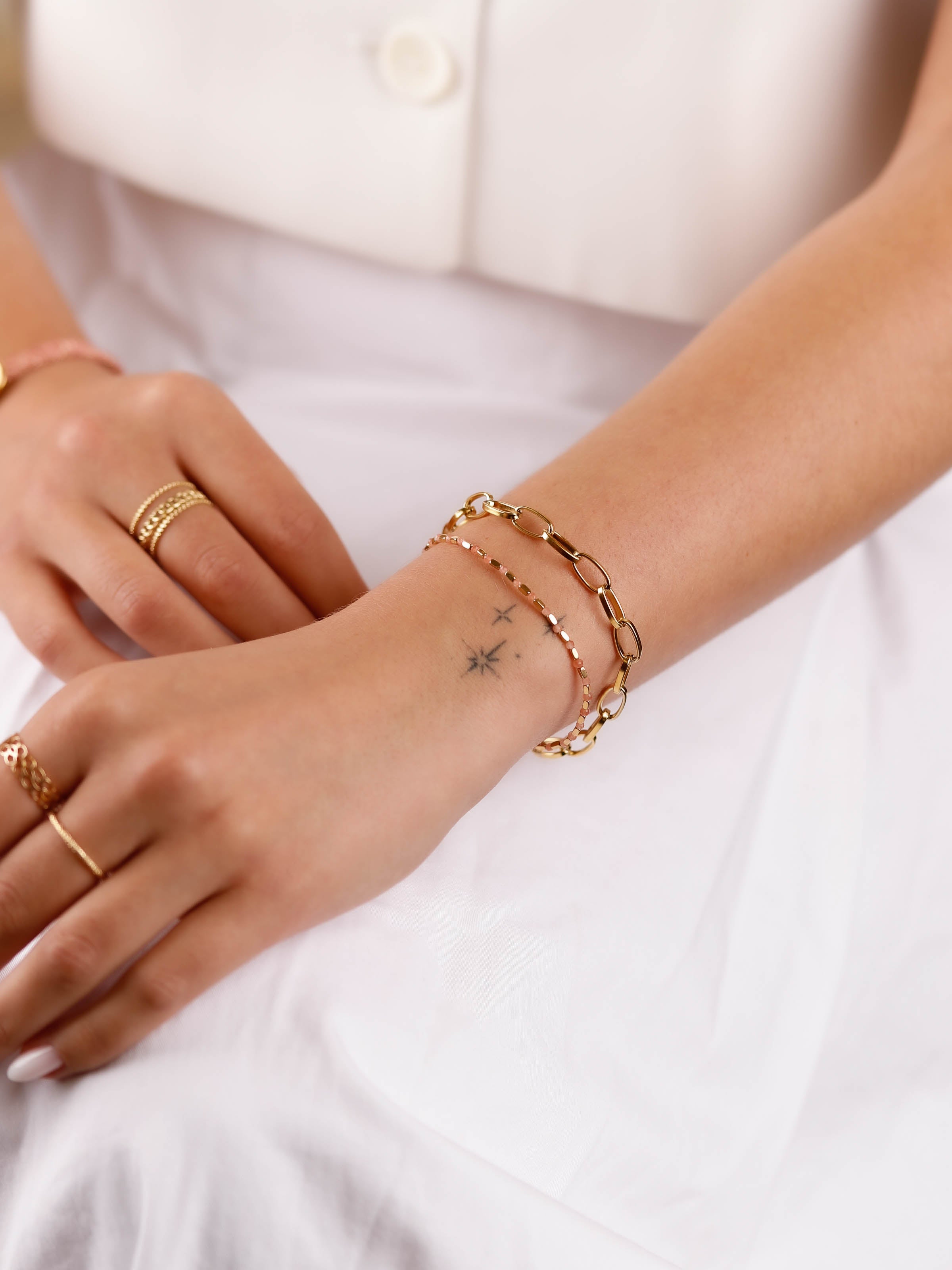 bracelet en acier inoxydable pour femme