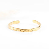 bracelet jonc en acier inoxydable réglable pour femme 