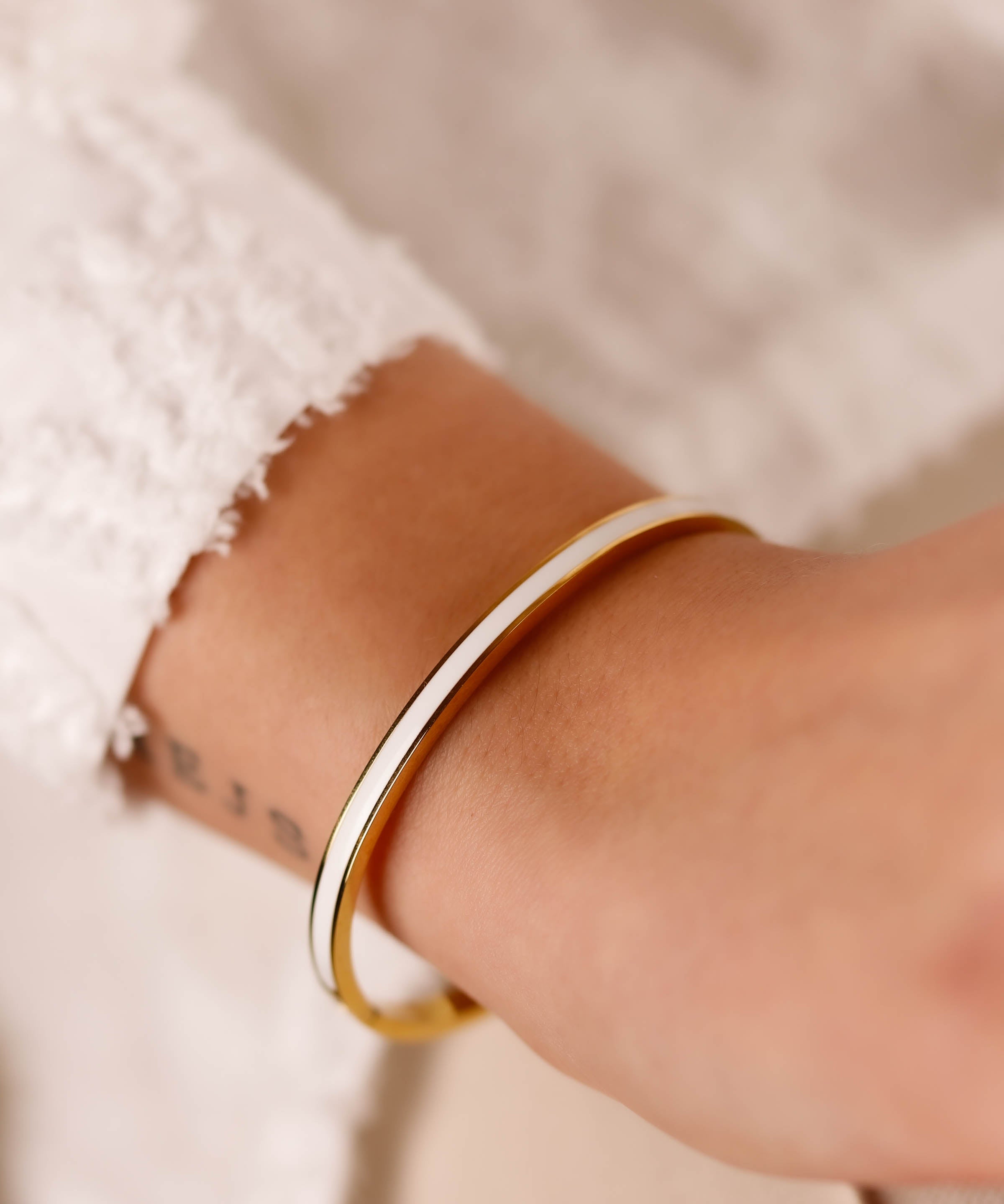 bracelet jonc en acier inoxydable pour femme 