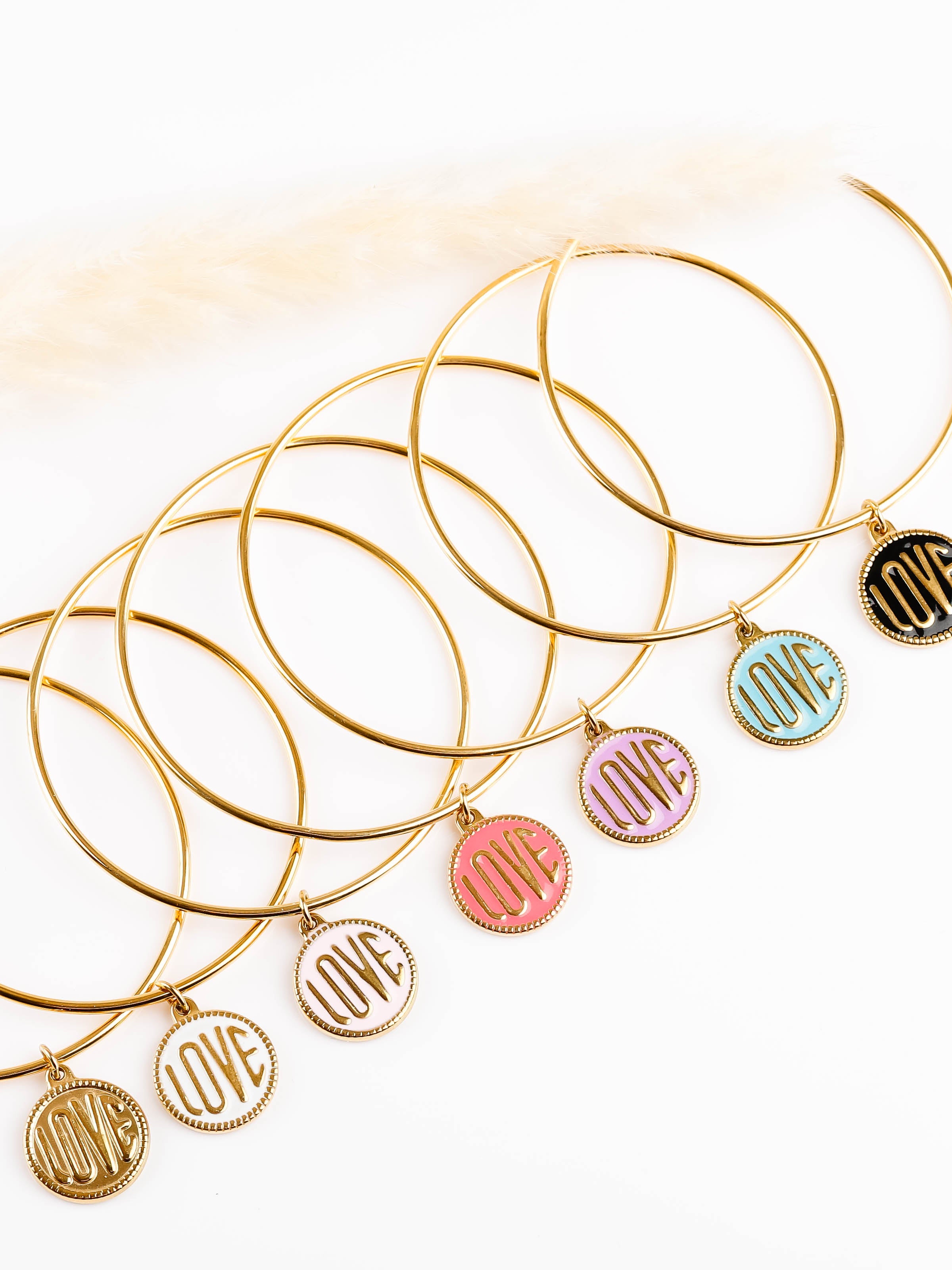 bracelet jonc en acier inoxydable pour femme