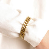 Bracelet- Jonc - Acier inoxydable - MINA