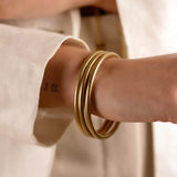 Bracelet- Jonc - Acier inoxydable - MINA