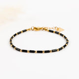 Bracelet - Onyx - Acier inoxydable - TERRY