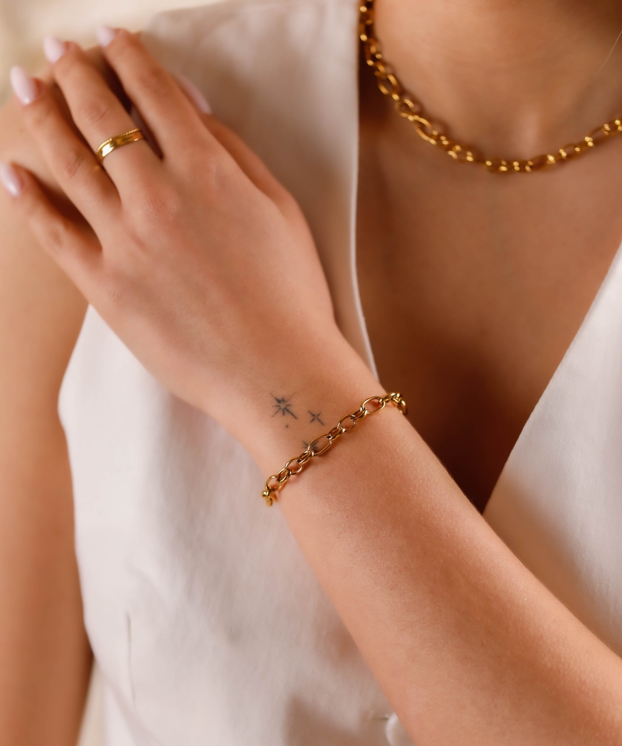 bracelet acier inoxydable pour femme 