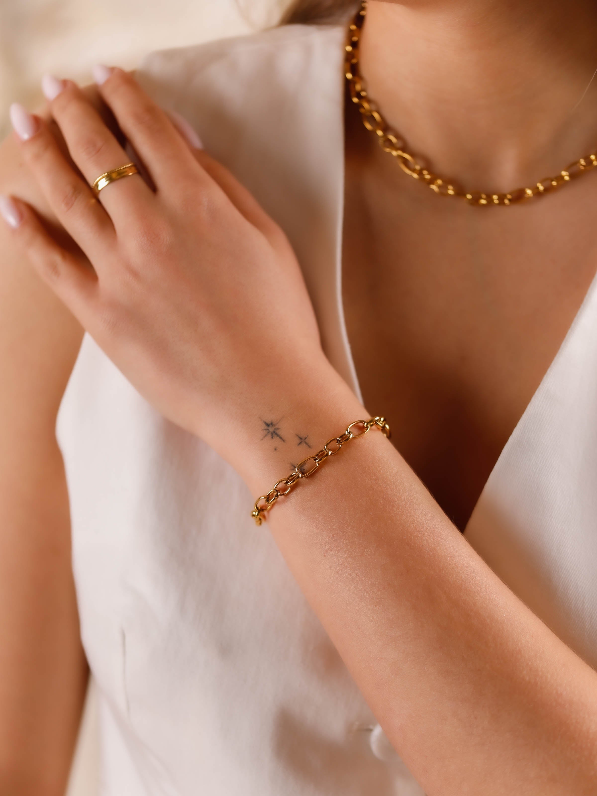 bracelet acier inoxydable pour femme 
