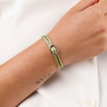 bracelet cordon et argent 925 pour femme 
