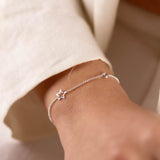 Bracelet - Chaîne - Zirconium - Argent - ALICE