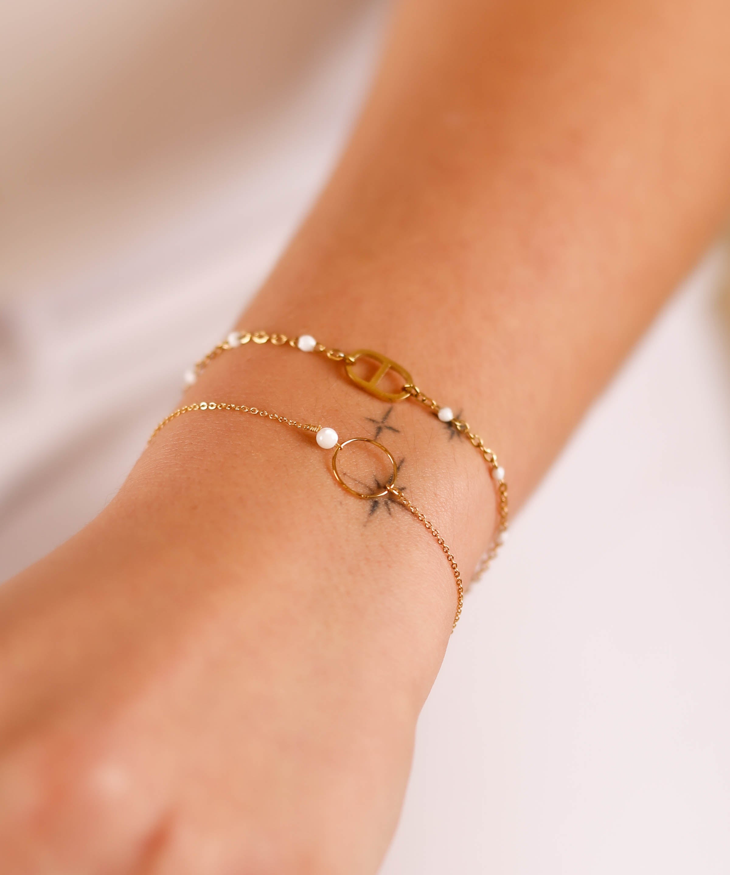 bracelet en acier inoxydable pour femme 