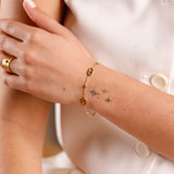 bracelet mailles en acier inoxydable pour femme 
