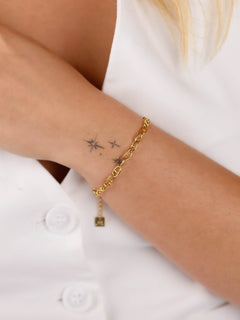 bracelet maille en acier inoxydable pour femme