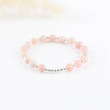 Bracelet - Pierre naturelle - Saponite - Argent - MAYA