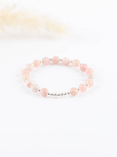 Bracelet - Pierre naturelle - Saponite - Argent - MAYA
