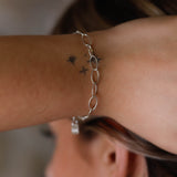 Bracelet - Chaine - Maille - argent - DANAÉ