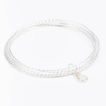 bracelet jonc en argent 925 et pierre de lune pour femme 