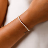 bracelet perle en acier inoxydable et nacre pour femme 