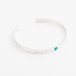 bracelet jonc en plaqué argent réglable pour femme 