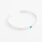bracelet jonc en plaqué argent réglable pour femme 