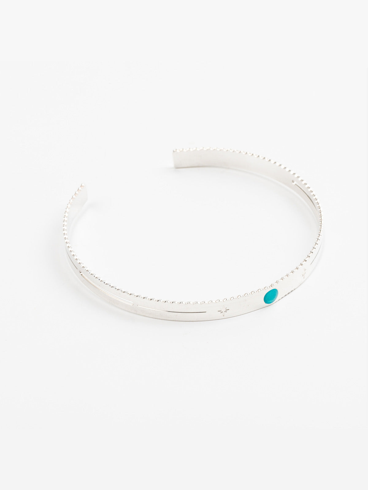 bracelet jonc en plaqué argent réglable pour femme 