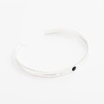 bracelet jonc en plaqué argent réglable pour femme 