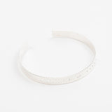 bracelet jonc en plaqué argent réglable pour femme 