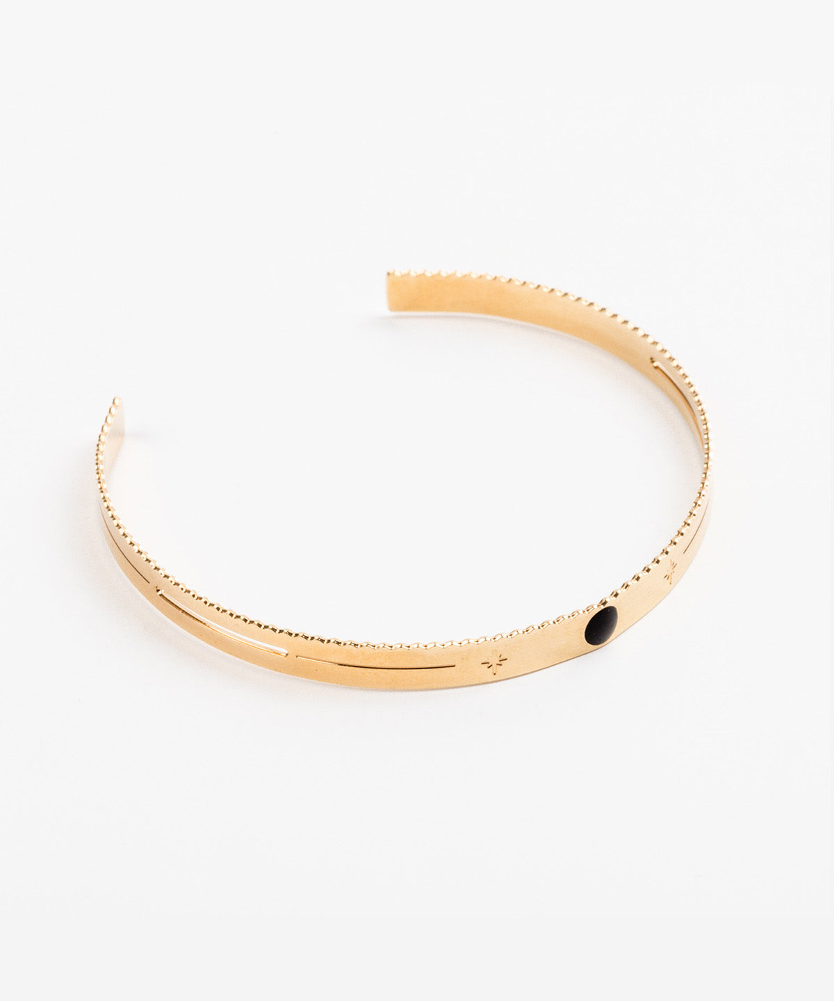 bracelet jonc en plaqué or réglable pour femme 