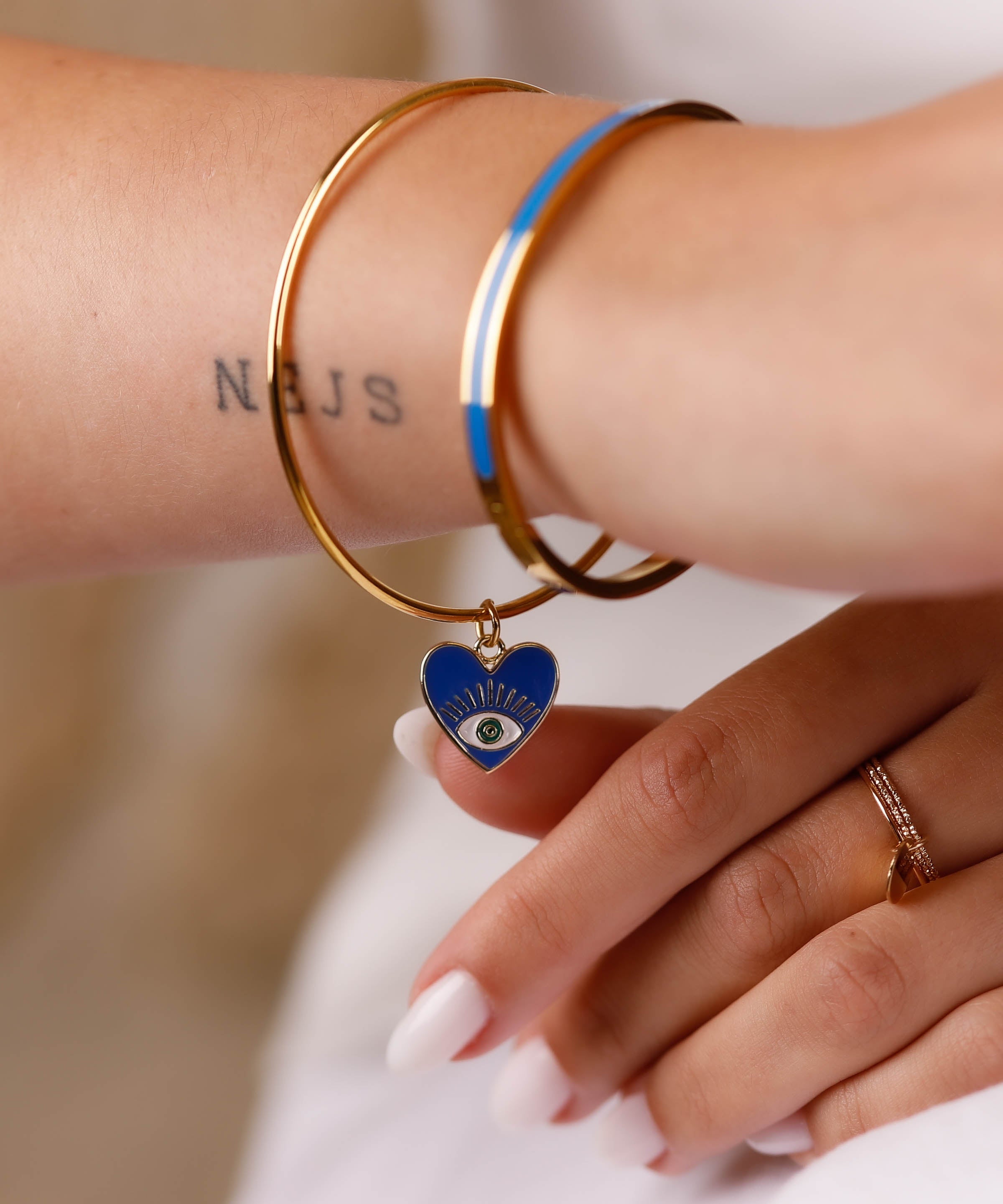 bracelet jonc en acier inoxydable pour femme 