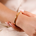 bracelet jonc en acier inoxydable pour femme 