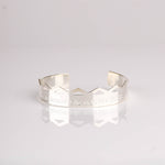 bracelet jonc en plaqué argent réglable pour femme 
