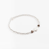 Bracelet - Perle - Cristaux - Chocolat - Argent 925 - INCONTOURNABLE