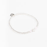 Bracelet - Perle - Cristaux - Rose - Argent 925 - INCONTOURNABLE