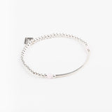 Bracelet - Perle - Cristaux - Rose - Argent 925 - INCONTOURNABLE
