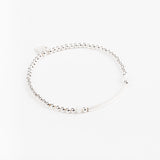 Bracelet - Perle - Cristaux - Blanc - Argent 925 - INCONTOURNABLE