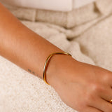 bracelet jonc en acier inoxydable pour femme 