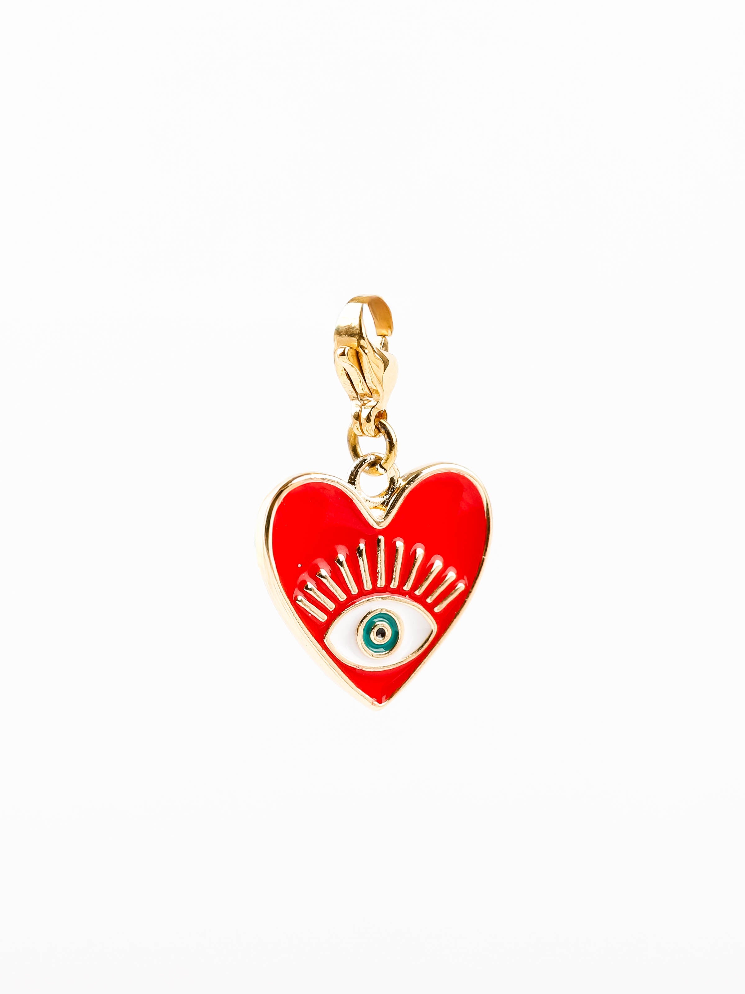charm's cœur en acier inoxydable pour femme 