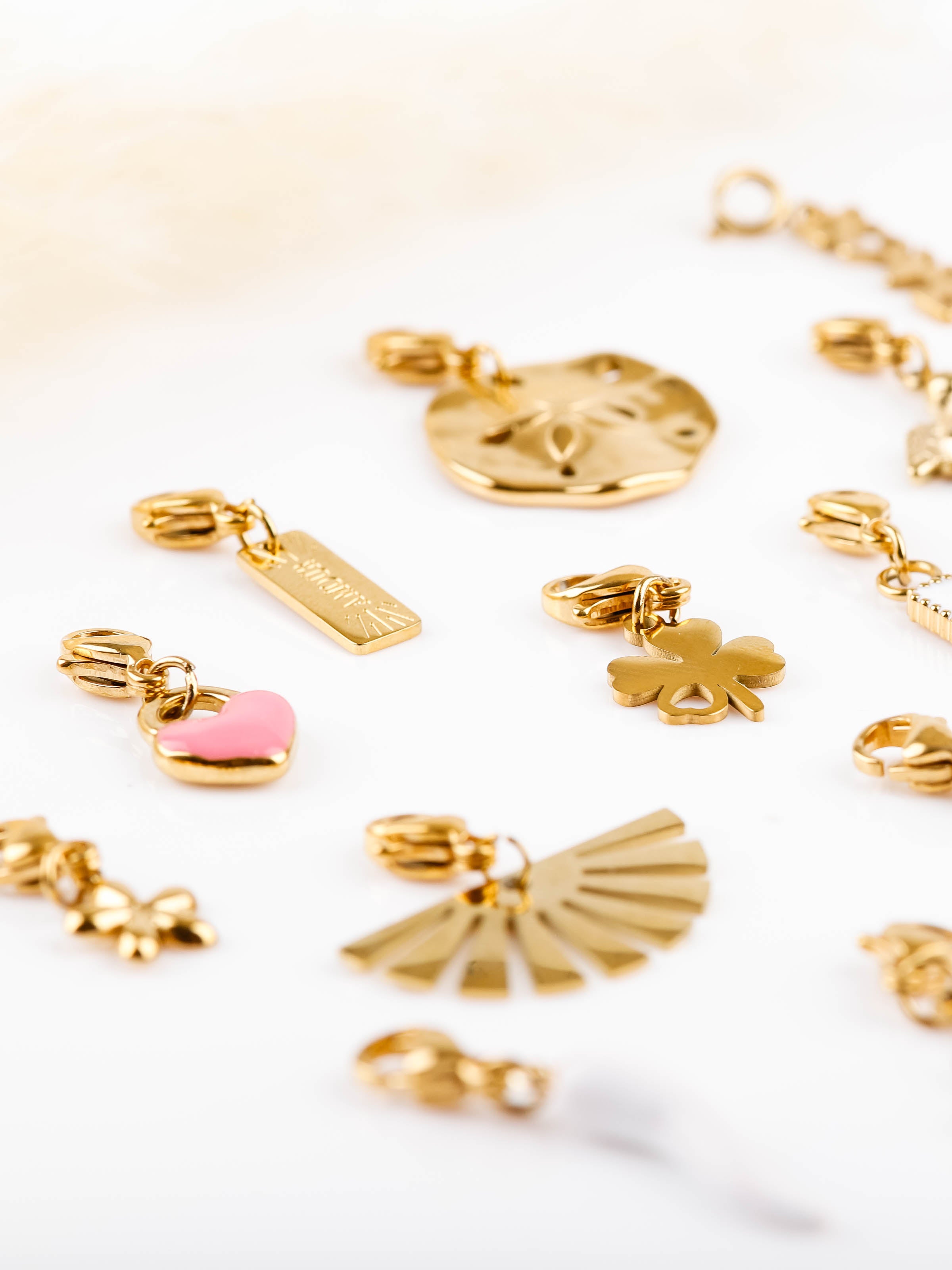 charm's en acier inoxydable pour femme 