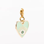 charm's cœur en acier inoxydable pour femme 