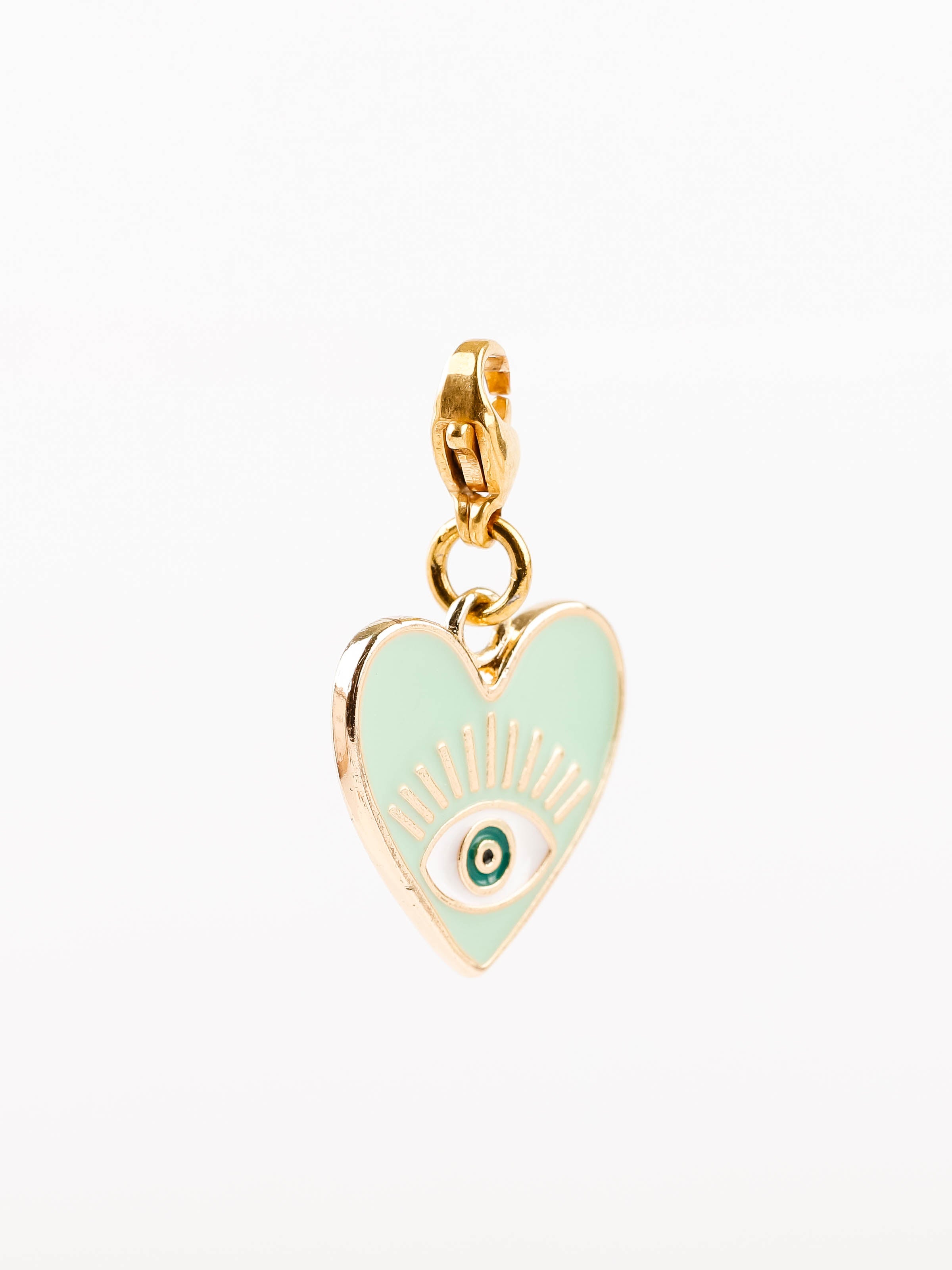 charm's cœur en acier inoxydable pour femme 