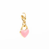 charm's cœur en acier inoxydable pour femme 