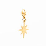 charm's étoile en acier inoxydable pour femme