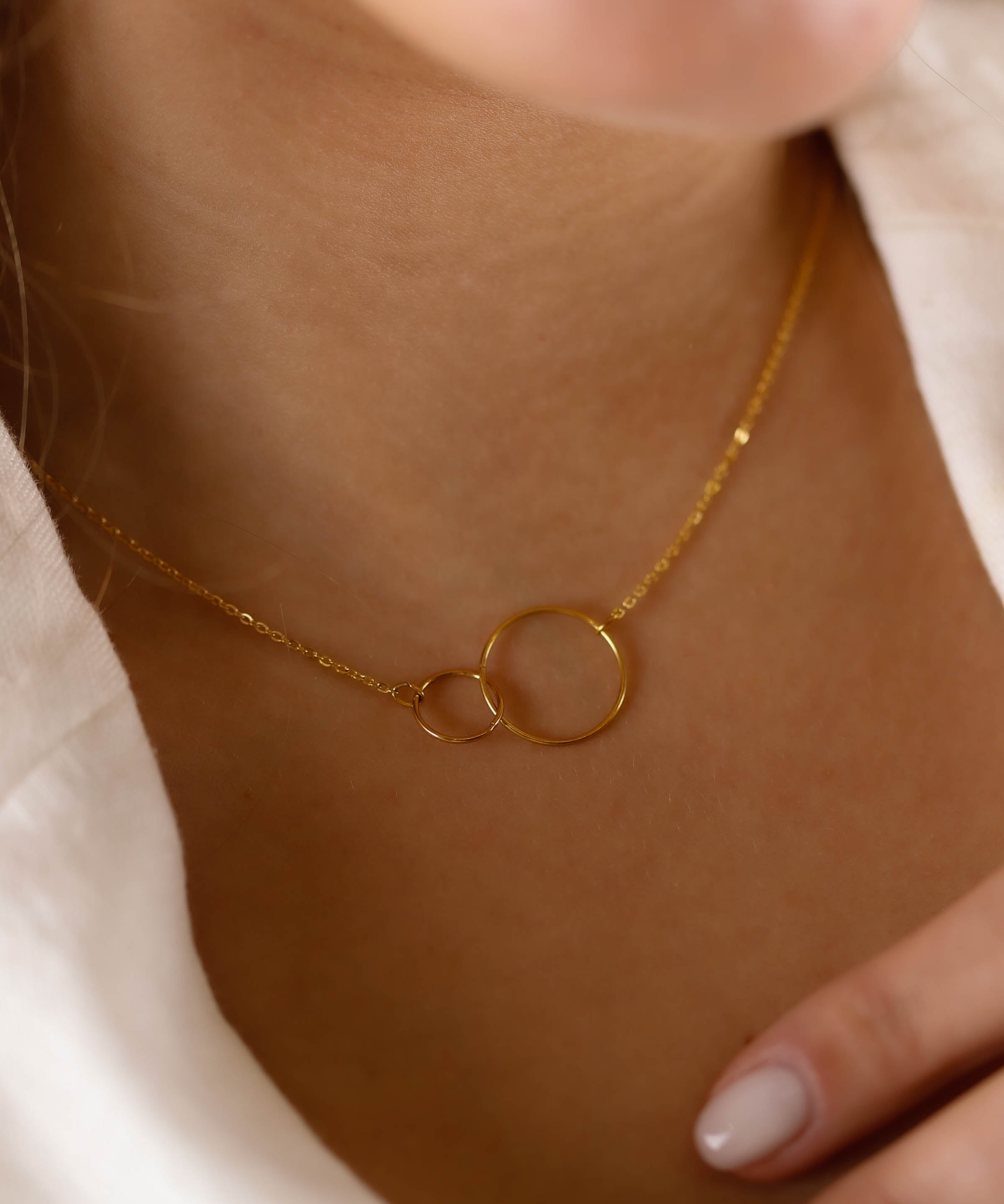 collier en acier inoxydable pour femme